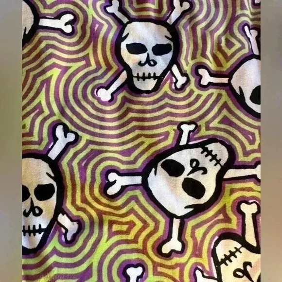 Halloween Lularoe TC2  bundle of‎ new skull leggings. New - Picture 3 of 3